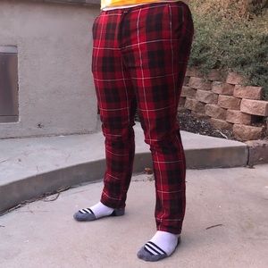 Pacsun Red Plaid Pants